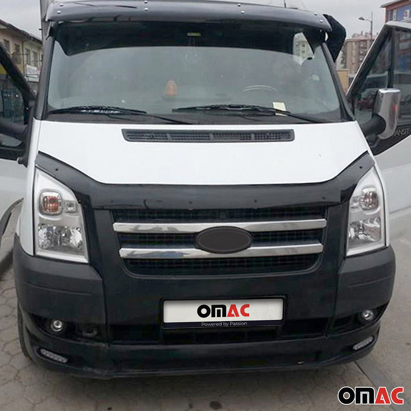 Set deflettori parasole per cofano in acrilico per Ford Transit 2006-2014