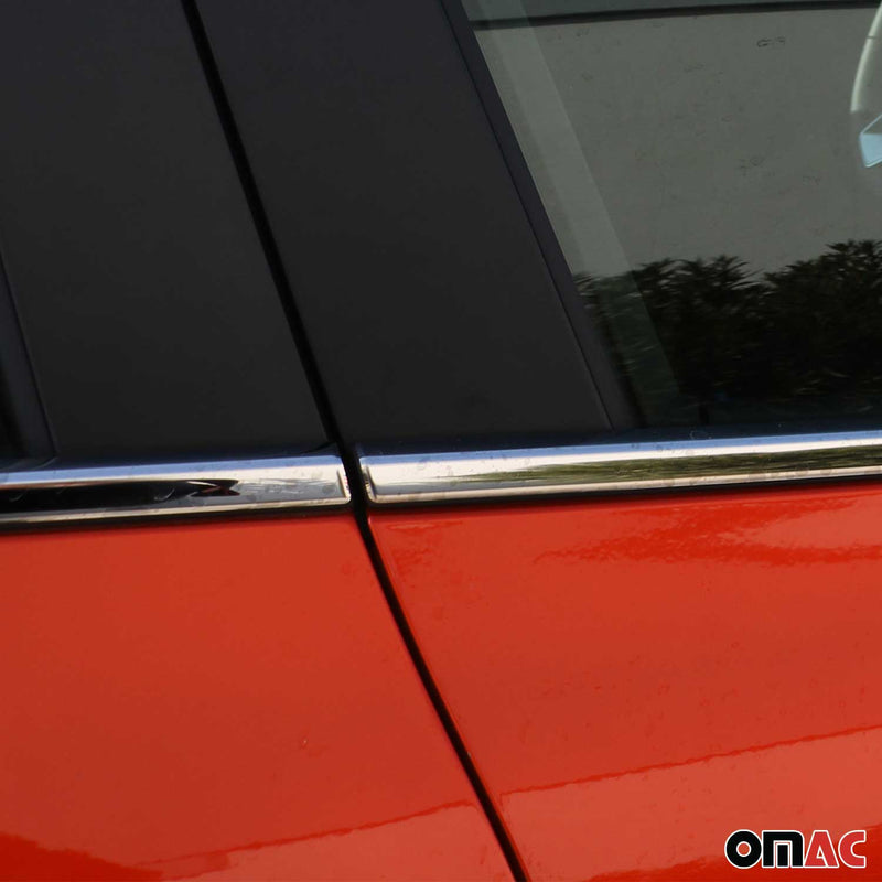 Fensterleisten Zierleisten für Renault Clio 2019-2020 Edelstahl Chrom 12tlg