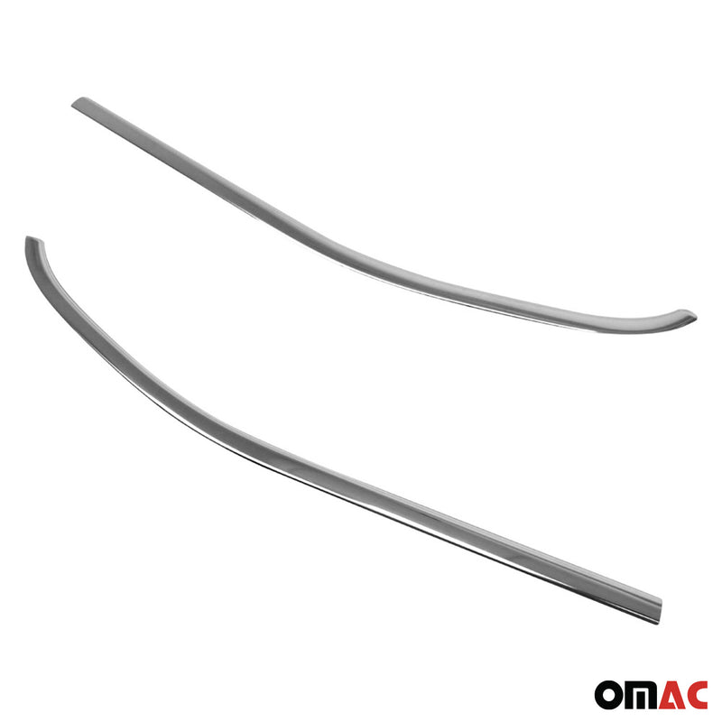 Listelli decorativi per finestrini per Peugeot Rifter 2019-2021 in acciaio inox cromato, 2 pezzi 