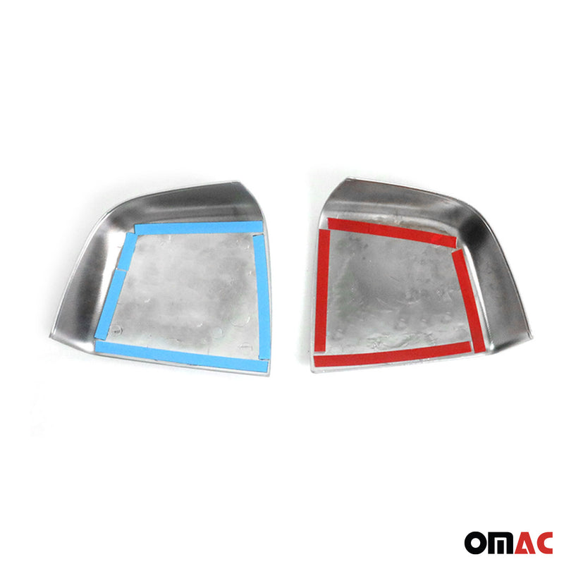 Calotte specchietti retrovisori per Opel Combo D 2012-2018 ABS cromato opaco 2 pezzi 