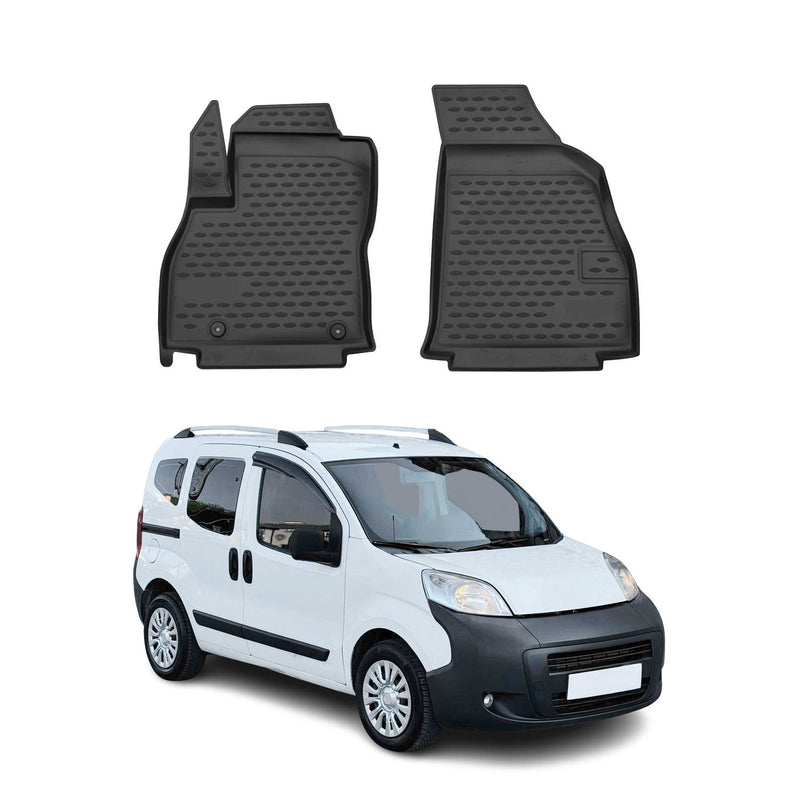 Tappetini Citroen Nemo 2008-2021 TPE Nero 2 pezzi