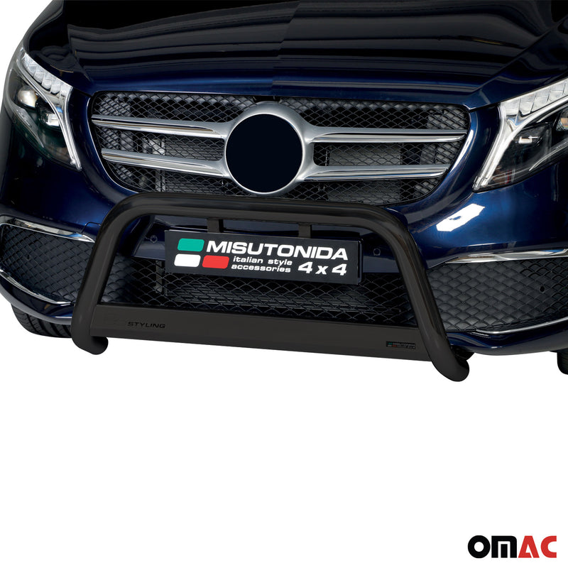 Frontbügel Frontschutzbügel für Mercedes Class 2020-2025 ø63mm Stahl Schwarz
