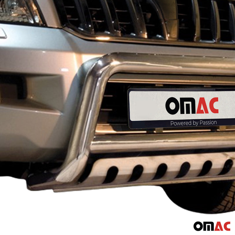 Barra di protezione anteriore per Toyota Land Cruiser 120 2003-09 Grigio ABE 
