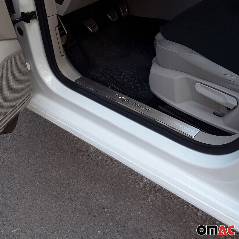 Soglie porte Exclusive per VW Golf mk6 2009-2013 in acciaio inox 2 pezzi 