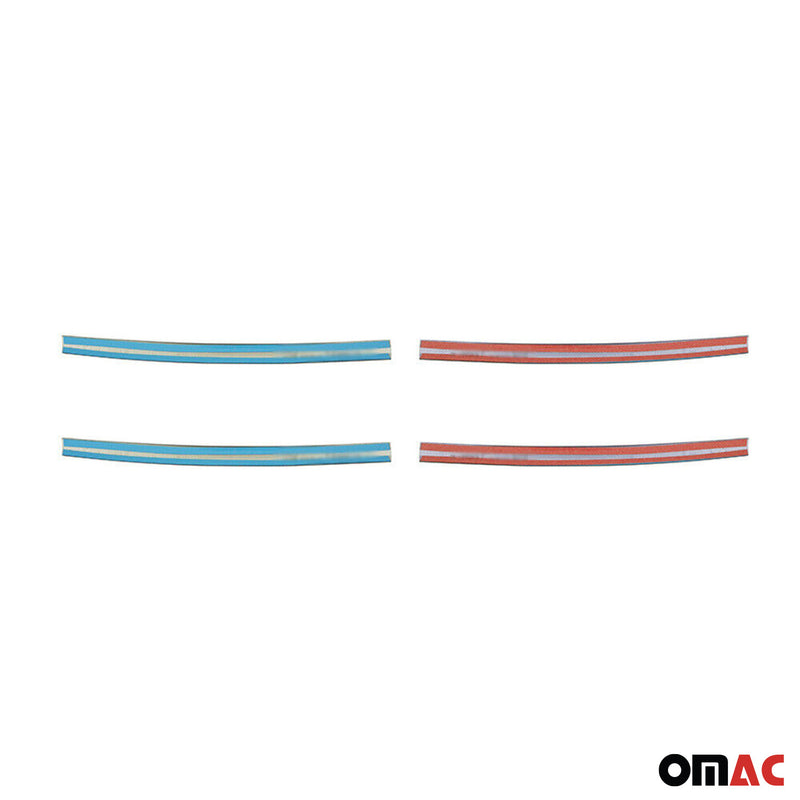 Strisce griglia per VW T6 Transporter Caravelle Trendline 2015-2019 cromate 4x