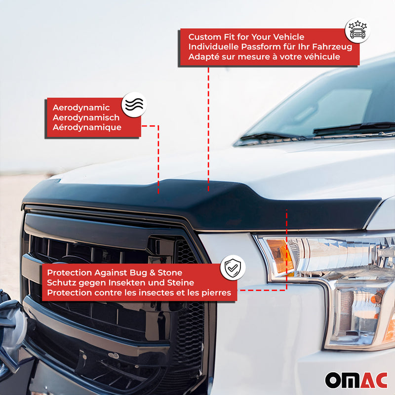 Deflettore cofano anti-insetti per Isuzu D-Max 2019-2025 ABS