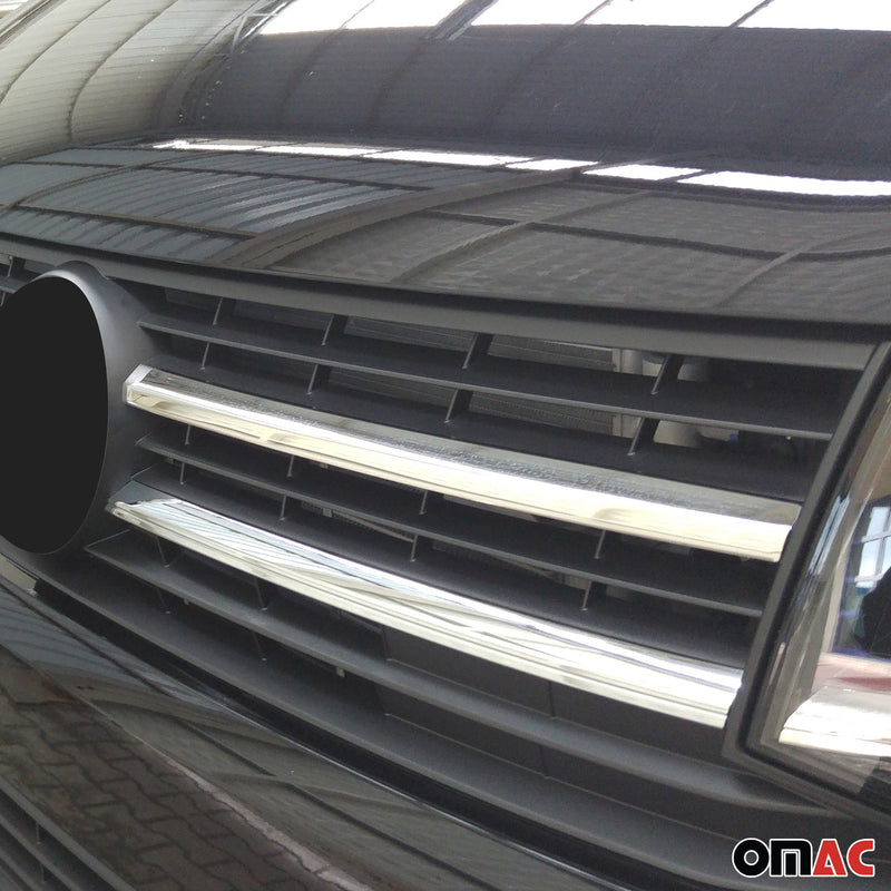 Strisce griglia per VW T6 Transporter Caravelle Trendline 2015-2019 cromate 4x
