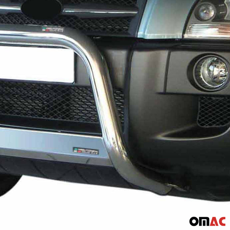 Protezione anteriore per Hyundai Tucson 2004-2009 ø63mm acciaio argento 