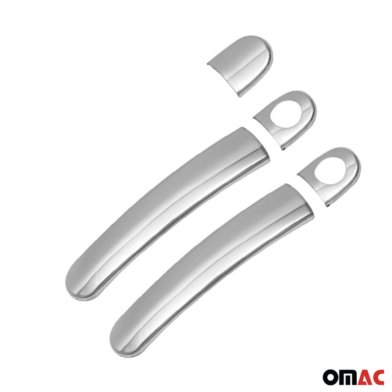 Türgriff Blende Türgriffkappen für Seat Mii 2011-2025 2Tür Edelstahl Silber 5tlg