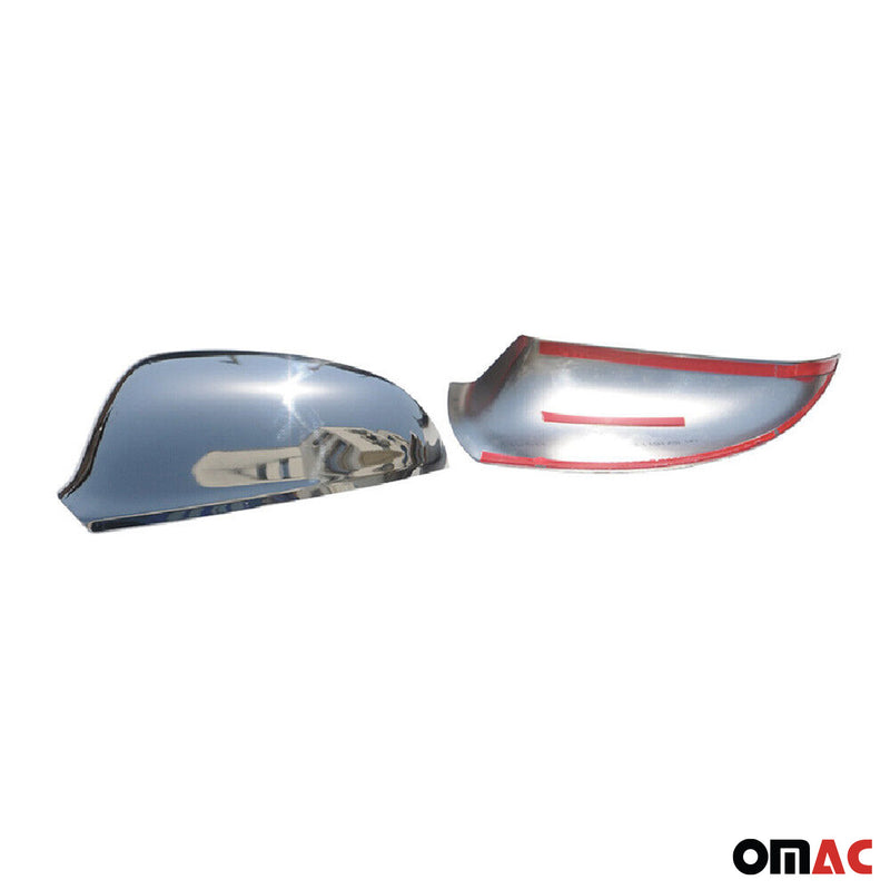 Calotte per specchietti retrovisori per Opel Cascada 2013-2019 in acciaio inox argento, 2 pezzi 