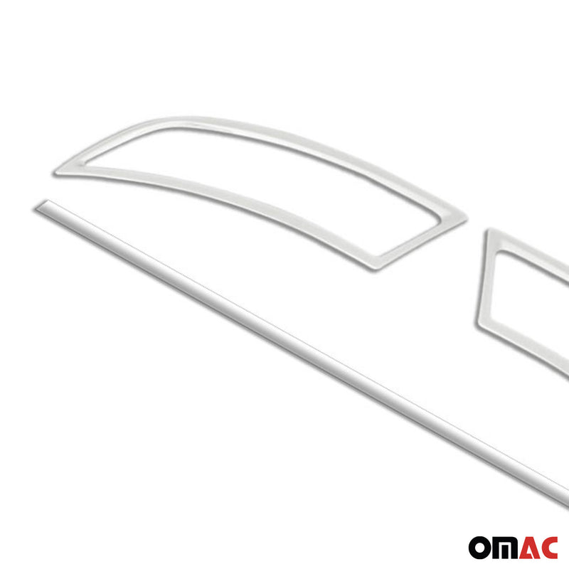 Modanatura paraurti scarico per Skoda Superb 2015-2025 in acciaio inox, 3 pezzi 