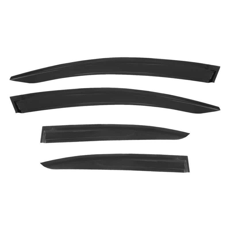 4 deflettori antivento e antipioggia per Honda Civic Sedan 2011-2017 in acrilico scuro