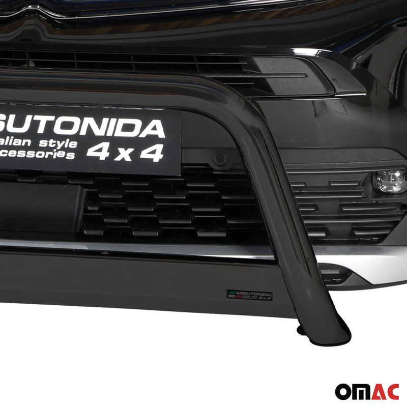 Barra di protezione anteriore per Opel Mokka 2012-2016 protezione ø63mm acciaio nero