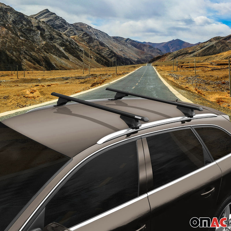 Portapacchi Menabo per Lincoln MKX Nautilus 2019-2025 ABE alluminio nero