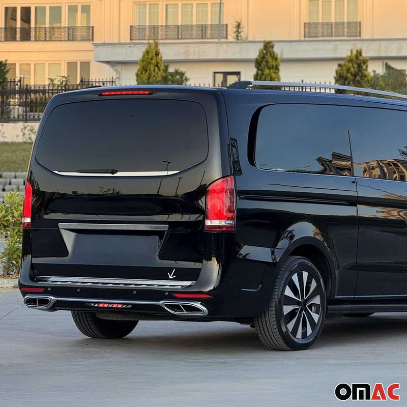 Modanatura posteriore del bagagliaio per Mercedes Vito W447 2014-2025 in acciaio inox cromato