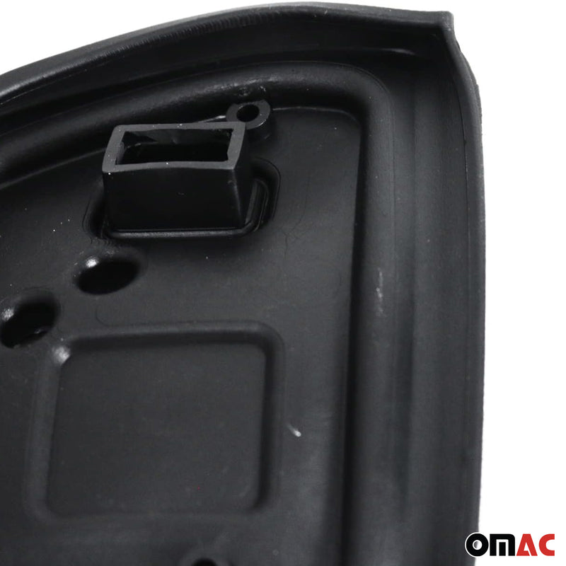 Gomma per specchietto retrovisore esterno per Mercedes Classe C W203 2000-2007 plastica nera 2 pezzi