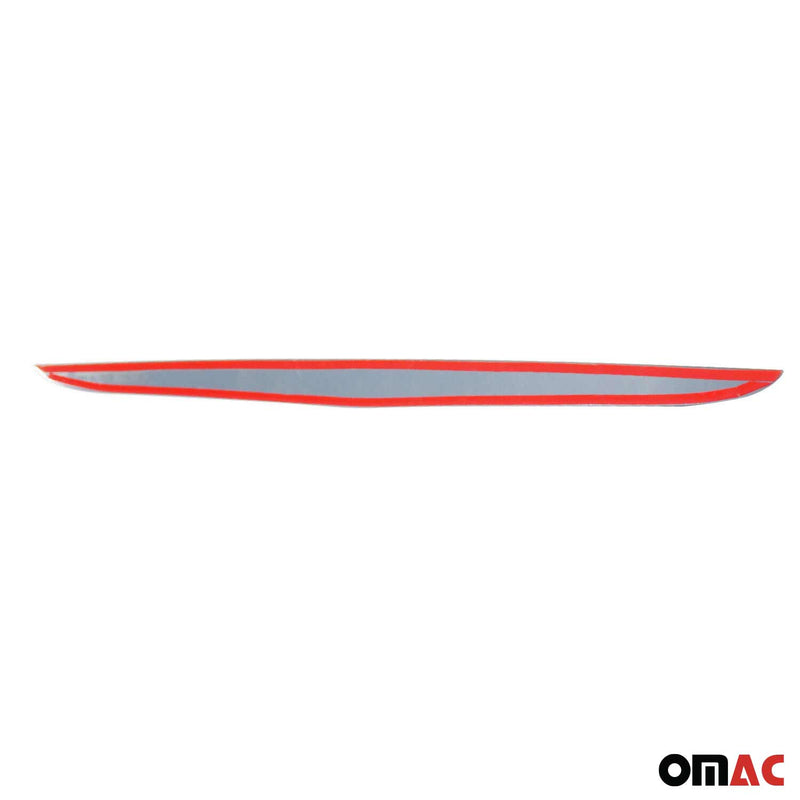 Modanatura posteriore del bagagliaio per Opel Astra J 2009-2015 inferiore in acciaio inox cromato