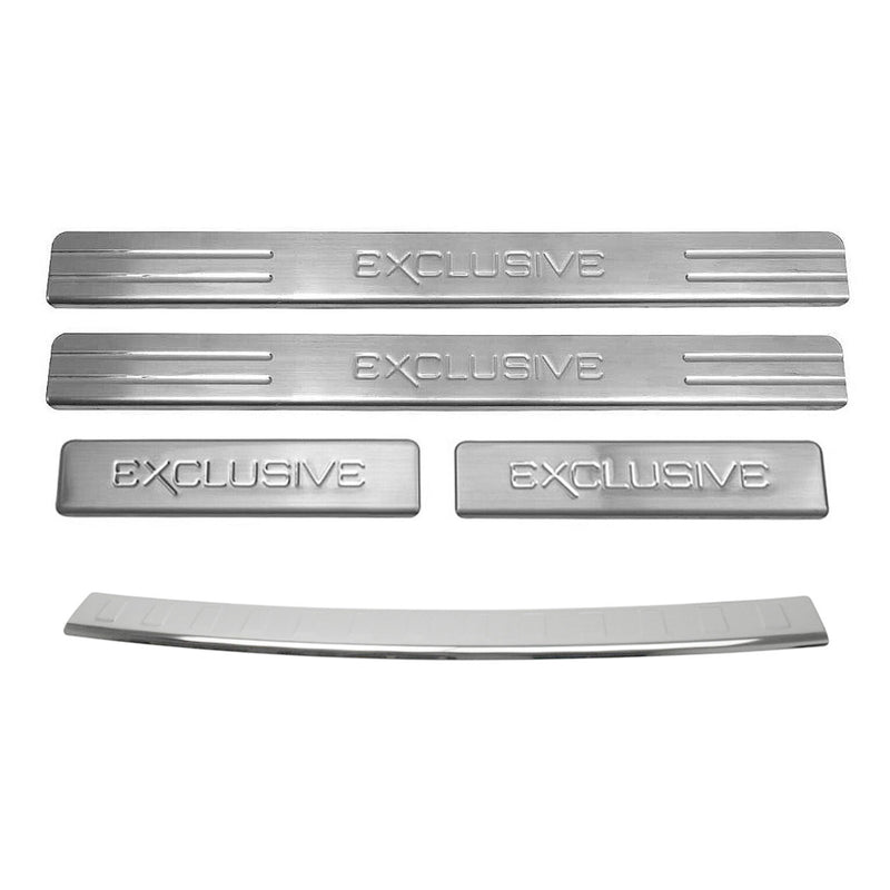 Set di protezione soglia di carico per Opel Zafira B 2005-2014 in acciaio inox