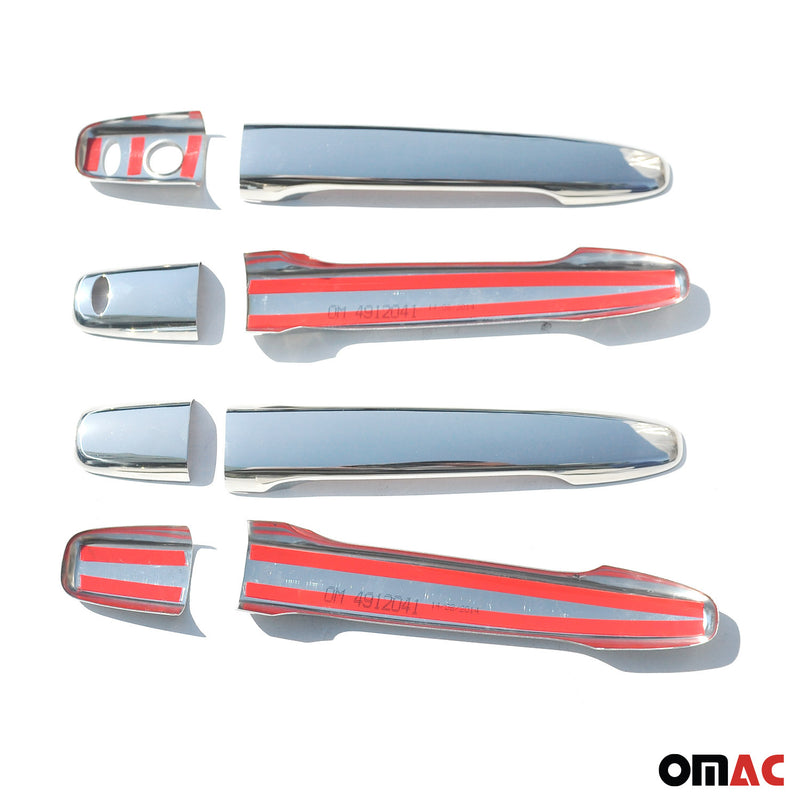 Copri maniglia porta, cappucci per maniglia porta per Mitsubishi Outlander 2006-2020 4 porte cromati 8x 
