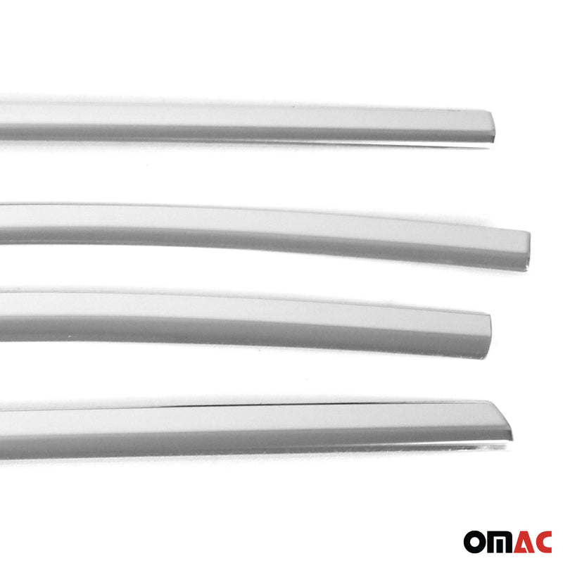Listelli decorativi per finestrini Hyundai Tucson NX4 2022-2025 in acciaio inox cromato, 6 pezzi