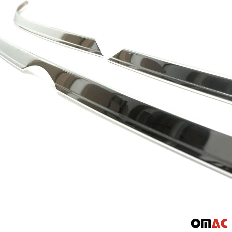 Modanature per fari anteriori e cofano per VW Passat B8 2015-2021 in acciaio inox, 3 pezzi