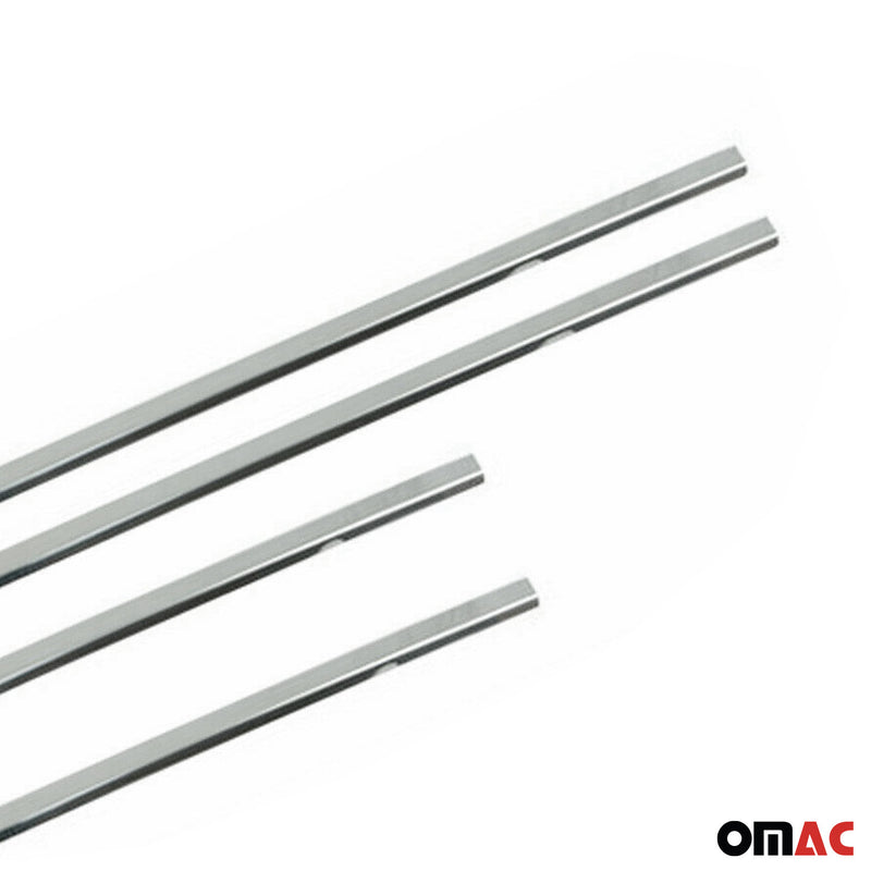 Listelli decorativi per finestrini Renault Grand Scenic 2009-2013 in acciaio inox cromato 4 pezzi 