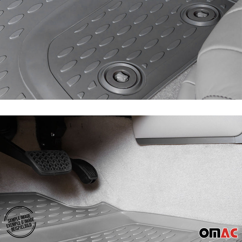 Tappetini in TPE grigio per Toyota RAV4 2013-2021, 4 pezzi 