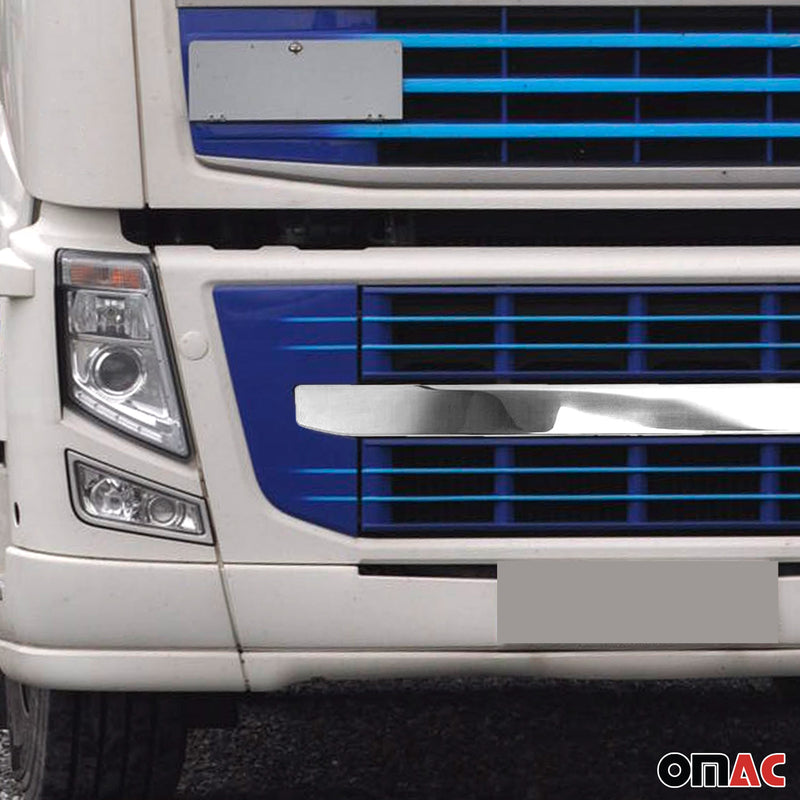 Strisce per griglia radiatore per Volvo FH 2012-2020 in acciaio inox argento 1 pezzo