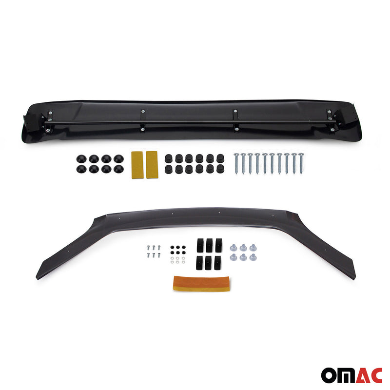 Set deflettori parasole per cofano in acrilico per Ford Transit 2006-2014
