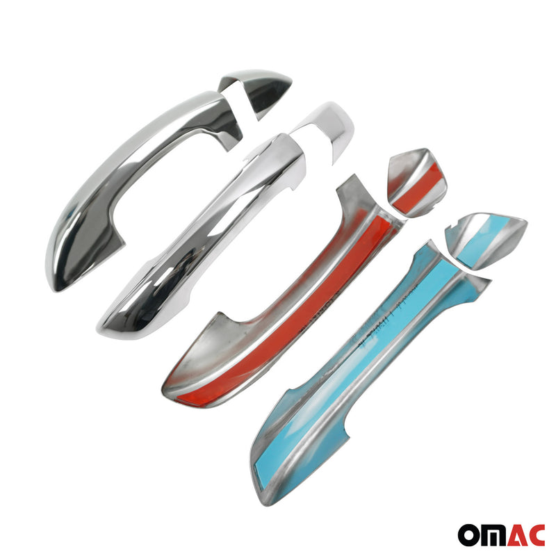 Copri maniglia porta, copri maniglia porta per VW Golf 2008-2012 4 porte in acciaio inox argento 8 pezzi