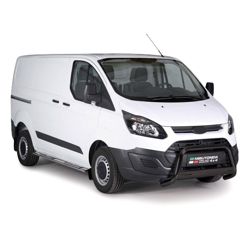 Barra di protezione anteriore per Ford Transit Custom L1 - L2 2012-2017 ø63 Nero 