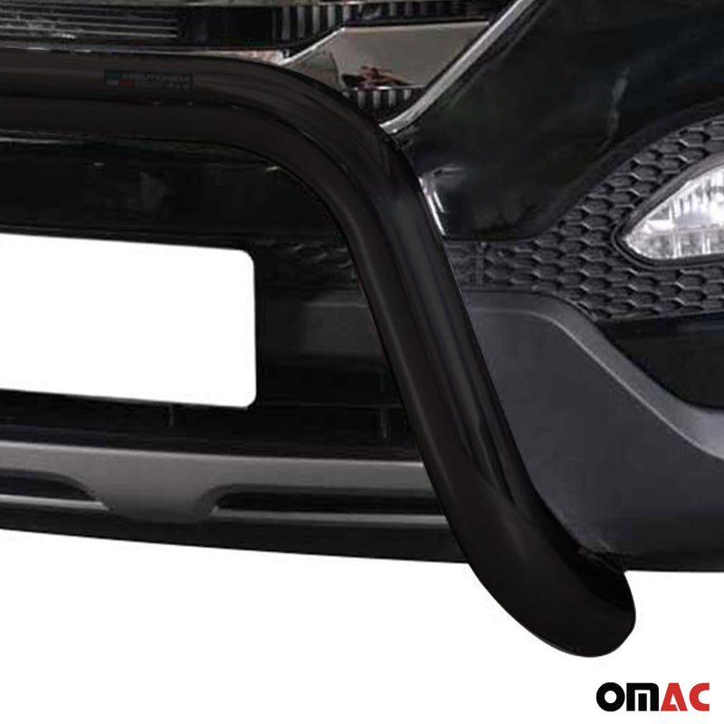 Protezione anteriore per Hyundai Santa Fe 2012-2015 ø76mm acciaio nero