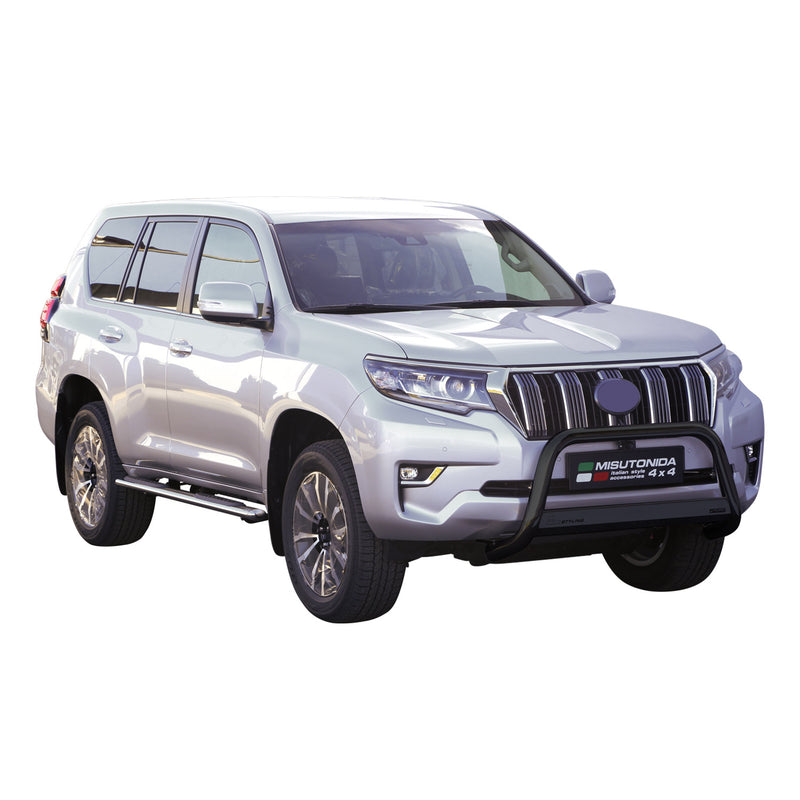 Barra di protezione anteriore per Toyota Land Cruiser Prado J150 2018-2025 ø63 Nero 