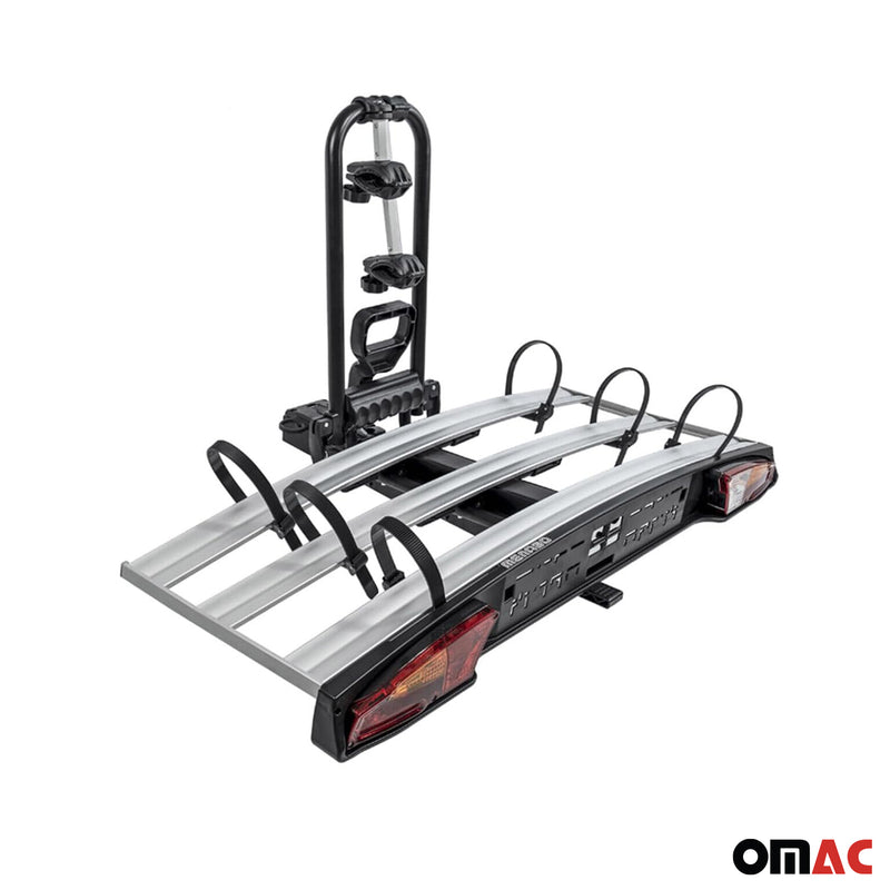 Portabici posteriore Menabo Alcor 3 Mizar Box Set per 3 bici
