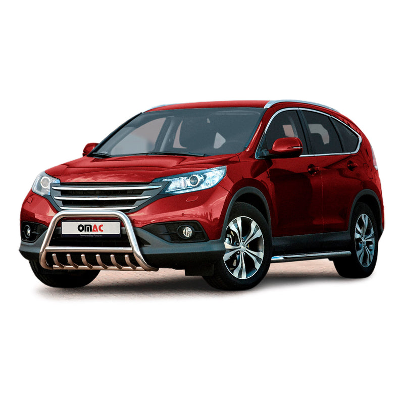 Protezione anteriore per Honda CR-V 2012-2016 con ABE acciaio argento 