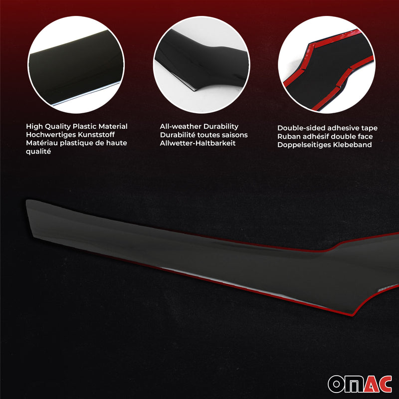 Zanzariera deflettore cofano per GMC Sierra 1500 2007-2013 scura 