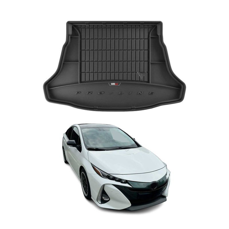 Vassoio portabagagli in gomma OMAC per Toyota Prius XW50 2015-2025, vassoio portabagagli in TPE 3D