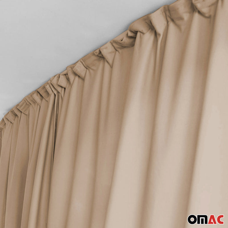 Tendine parasole per cabina di guida per Fiat Ducato H3 beige 2 pezzi