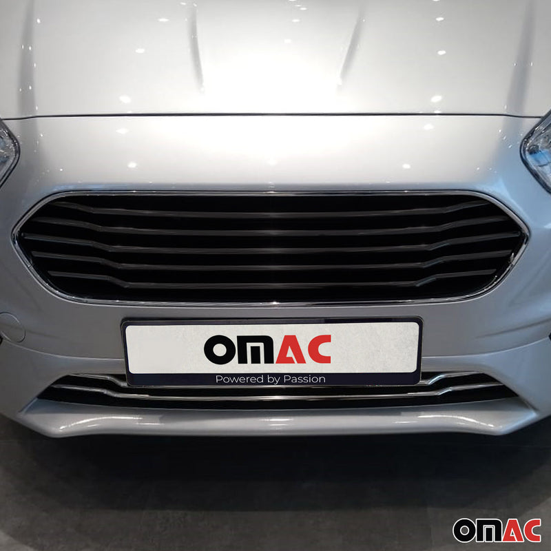 Strisce griglia per Ford Tourneo Courier 2018-2024 Cromate Scure 5x 