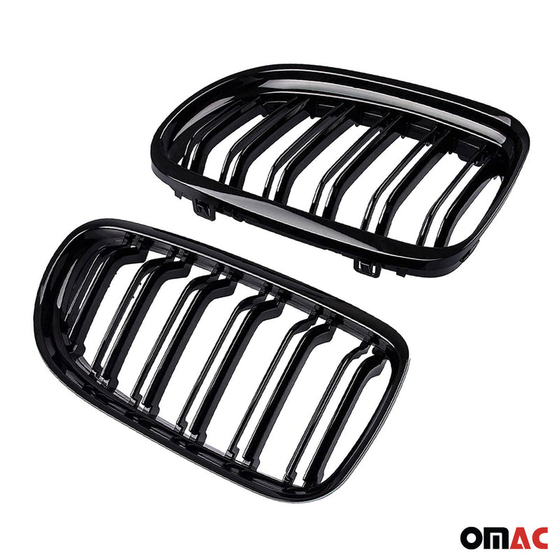 Griglia a doppio rene M4, nera lucida, per BMW Serie 3 E90 Limousine 2009-2011