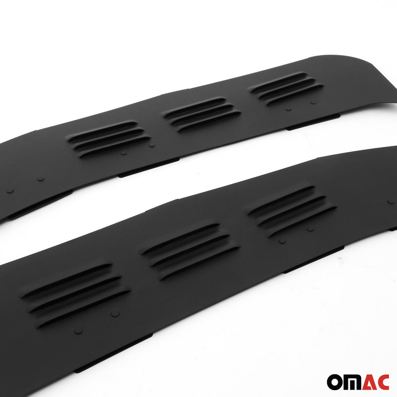Griglia di ventilazione per Peugeot Partner 2019-2025 alluminio nero 2 pezzi 
