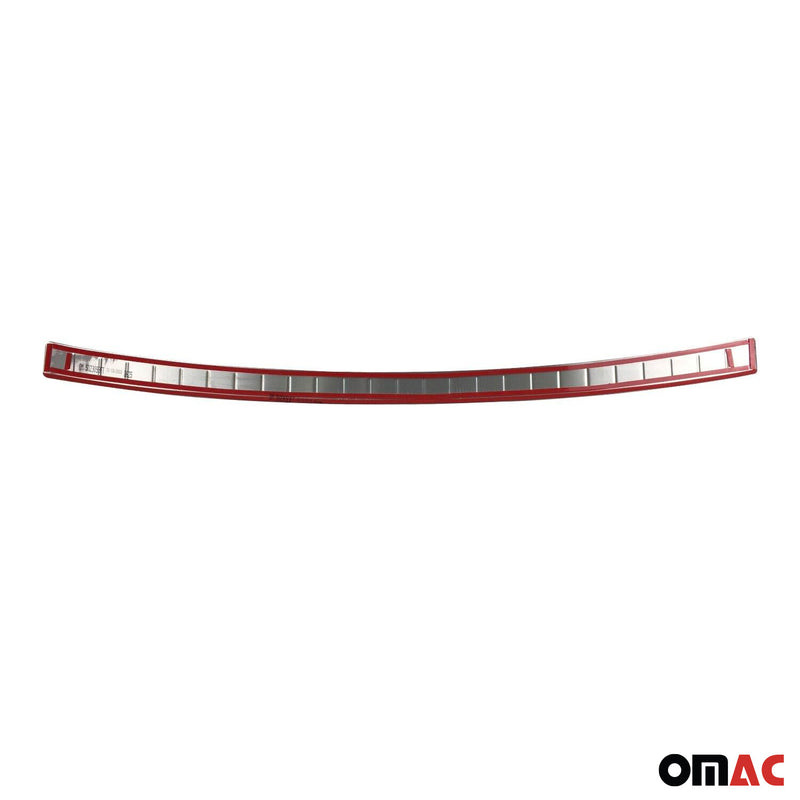 Protezione paraurti per soglia di carico per Nissan Qashqai 2017-2021 in acciaio inox argento 