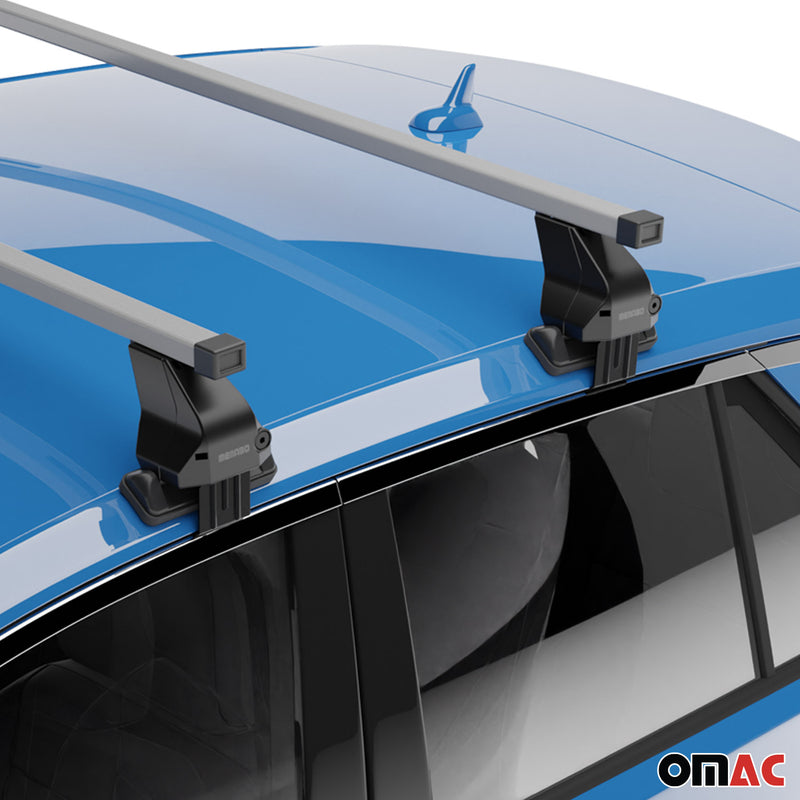 Portapacchi Menabo per Chevrolet Aveo T250 2005-2011, colore argento ABE
