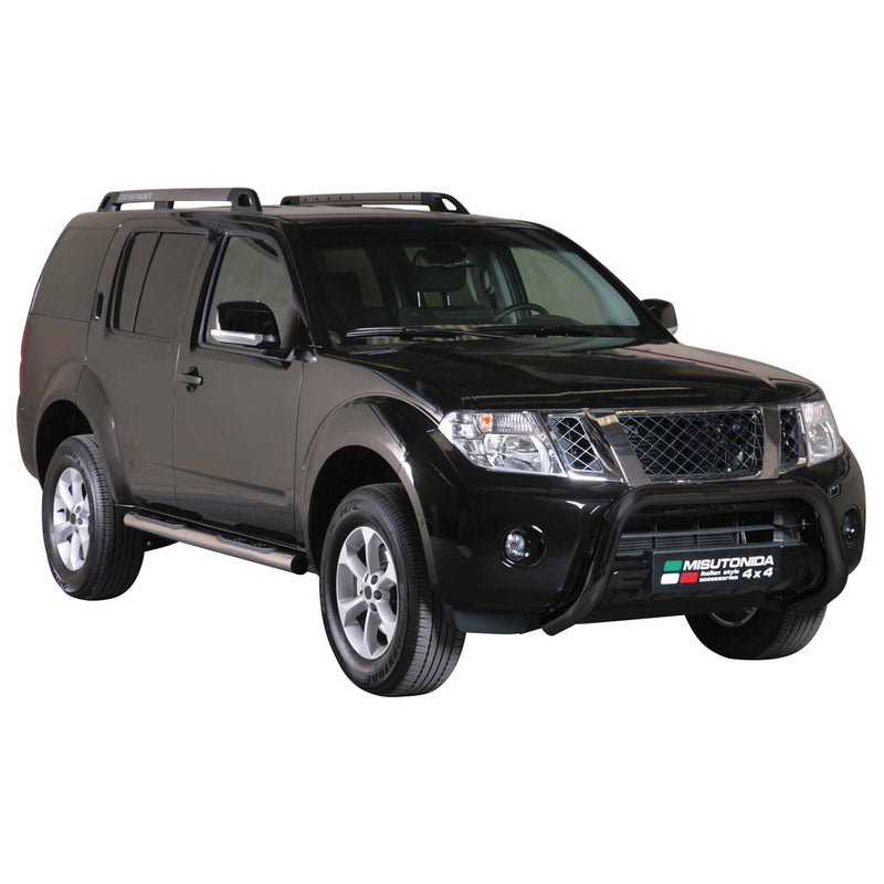 Protezione anteriore per Nissan Pathfinder 2010-2013 ø76mm Nero Protezione