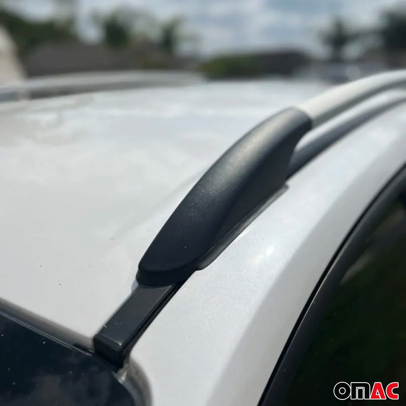 Barre portatutto in alluminio per Toyota Auris 2006-2013 Argento 2x