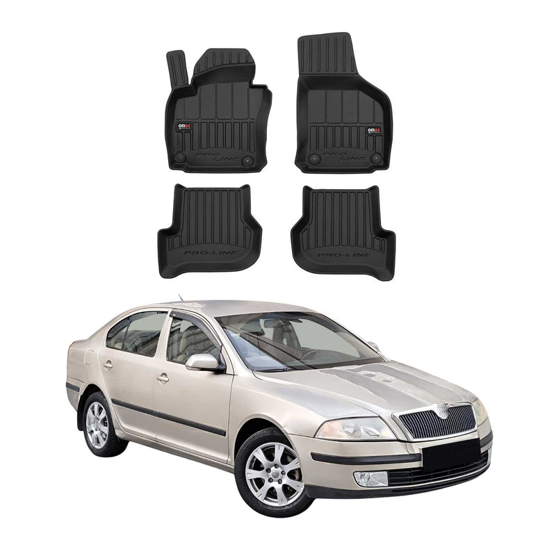 Tappetini Skoda Octavia 2004-2013 TPE Nero 4 pezzi