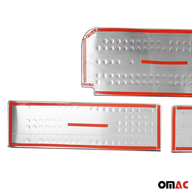 Soglie porte per Nissan NV300 2016-2024 in acciaio inox argento 3 pezzi 
