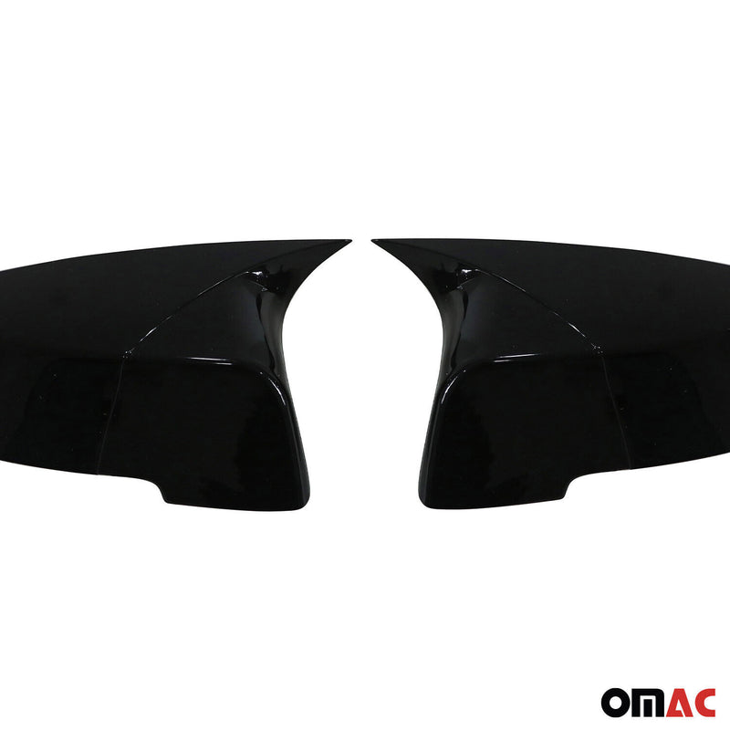 Calotte specchietti retrovisori per BMW Serie 5 F10 F11 F18 FL 2014-2018, nero lucido