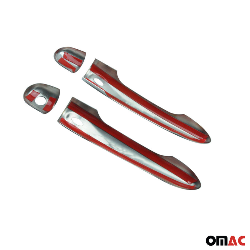 Copri maniglia porta, copri maniglia porta per Renault Zoe 2012-2021 2 porte in acciaio inox 4x 