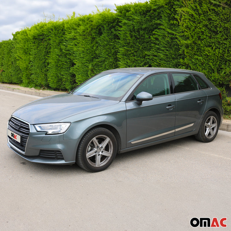 Listelli di protezione per portiere, listelli laterali per portiere, listelli per portiere per VW Jetta 2010-2018, acciaio inox 4x 